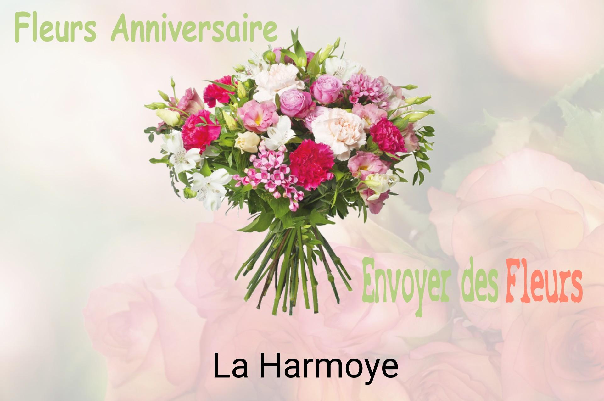 Bouquet de fleurs d’anniversaire livré à La Harmoye